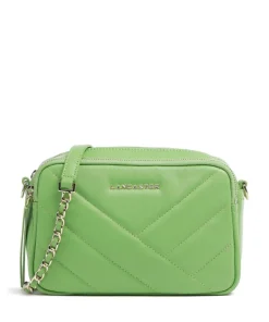 Soft Matelassé Umhängetasche weiches Rindsleder grün