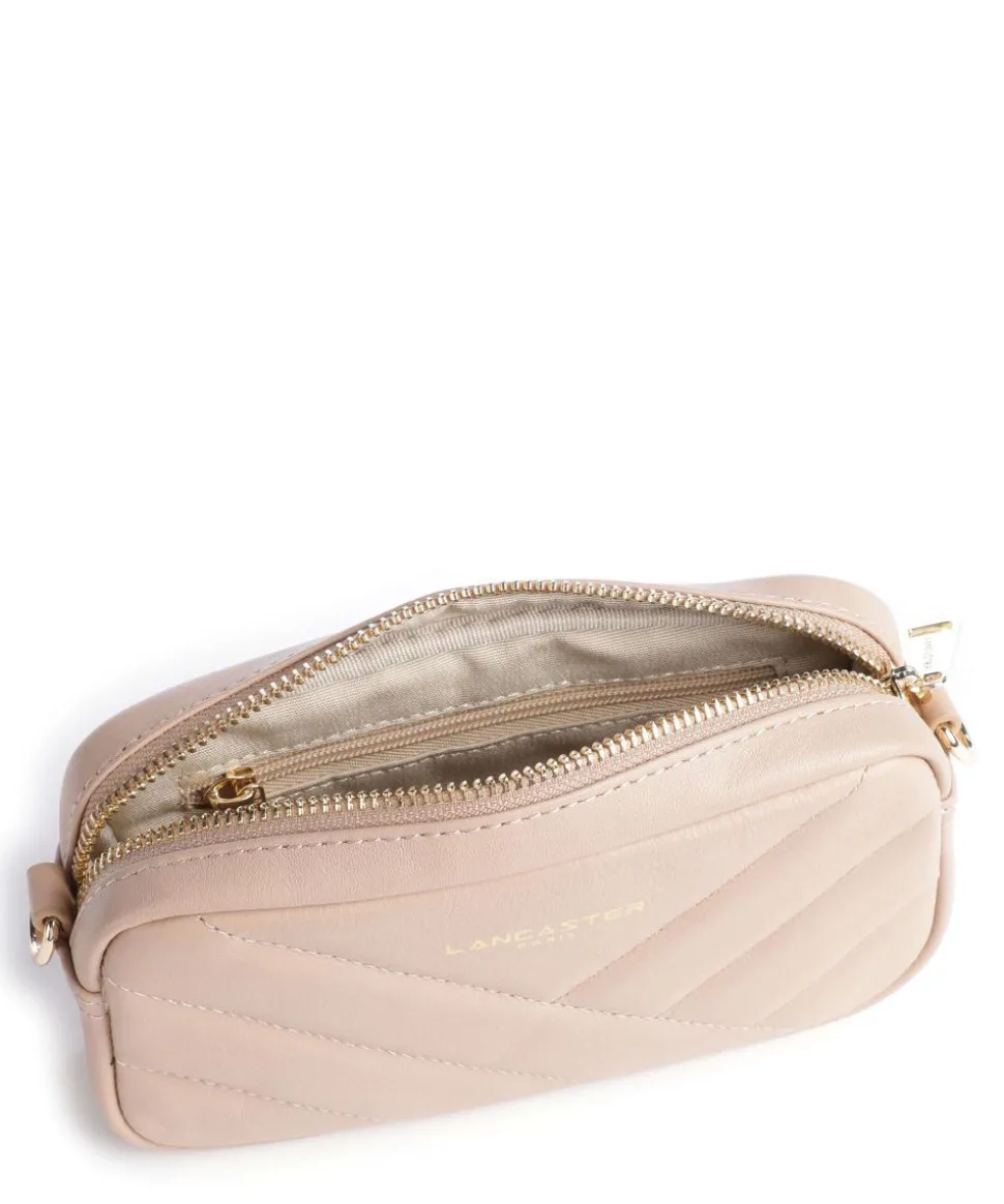 Soft Matelassé Umhängetasche weiches Rindsleder altrosa