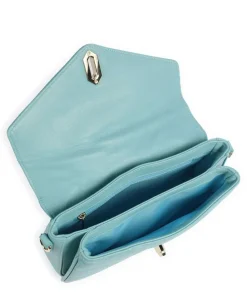 Soft Matelassé Umhängetasche weiches Rindsleder hellblau