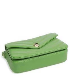 Soft Matelassé Umhängetasche weiches Rindsleder hellgrün