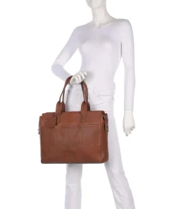 Soft Skylar Aktentasche 15″ fein genarbtes Leder braun