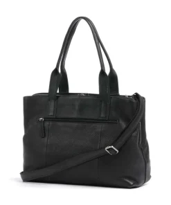 Soft Skylar Aktentasche 13″ genarbtes Leder schwarz