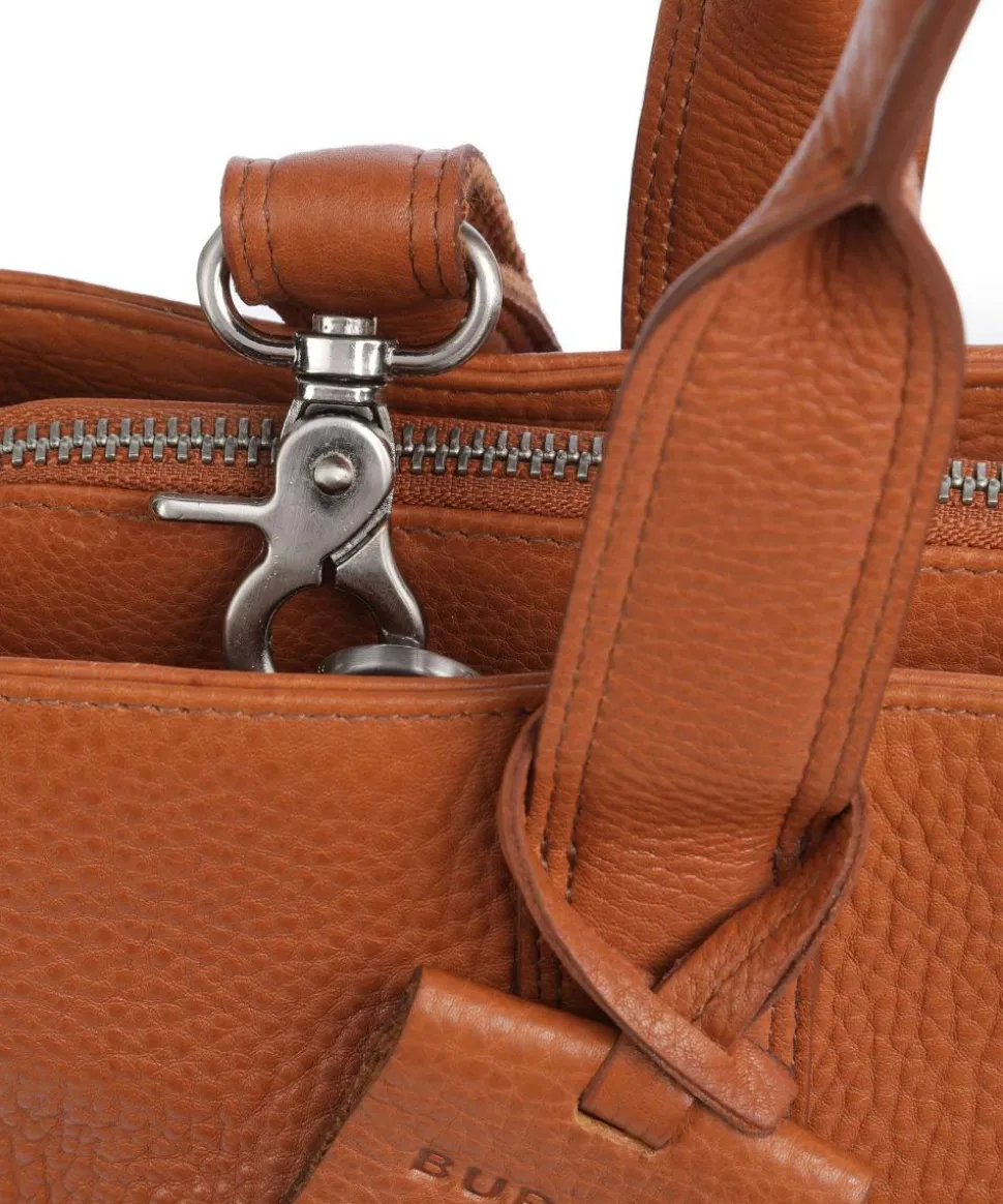 Soft Skylar Aktentasche 13″ genarbtes Leder cognac