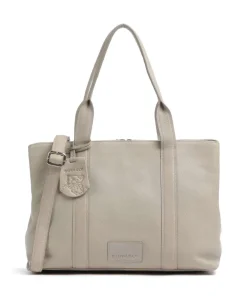 Soft Skylar Aktentasche 13″ genarbtes Leder hellgrau