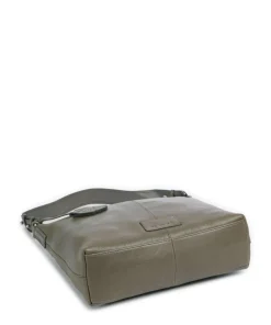 Soft Skylar Beuteltasche genarbtes Leder taupe