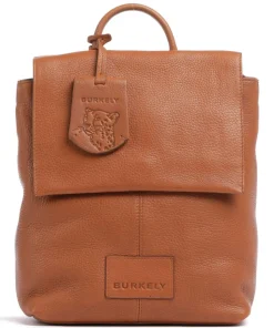 Soft Skylar Rucksack genarbtes Leder cognac
