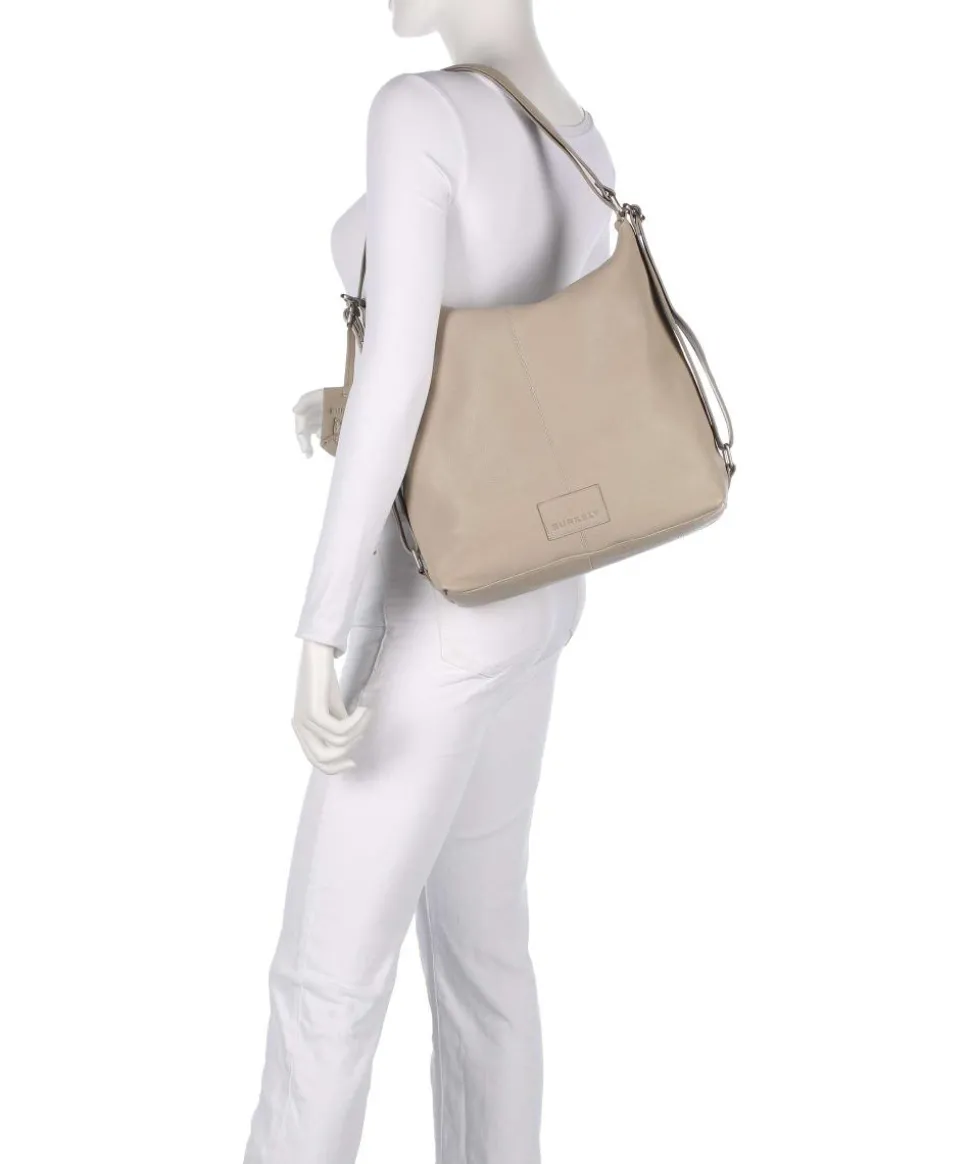 Soft Skylar Rucksack-Tasche fein genarbtes Leder beige