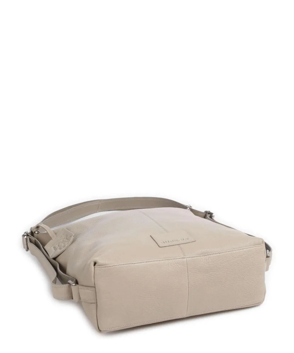 Soft Skylar Rucksack-Tasche fein genarbtes Leder beige