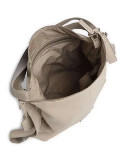 Soft Skylar Rucksack-Tasche fein genarbtes Leder beige