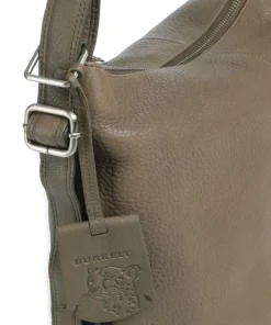 Soft Skylar Rucksack-Tasche fein genarbtes Leder taupe