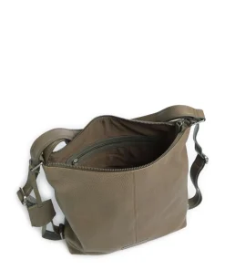 Soft Skylar Rucksack-Tasche fein genarbtes Leder taupe