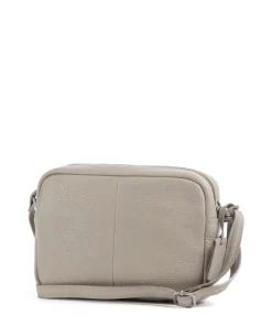 Soft Skylar Umhängetasche genarbtes Leder beige