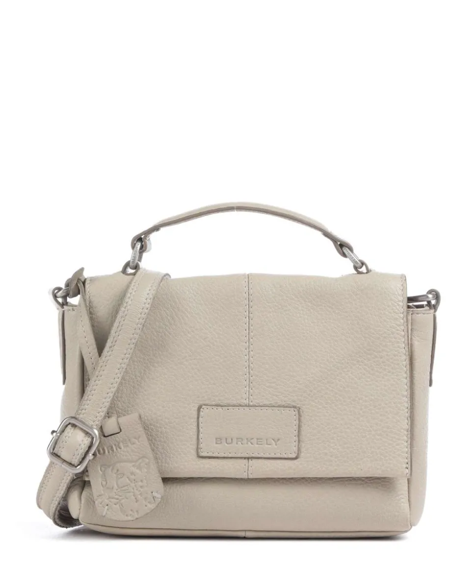 Soft Skylar Umhängetasche genarbtes Leder beige