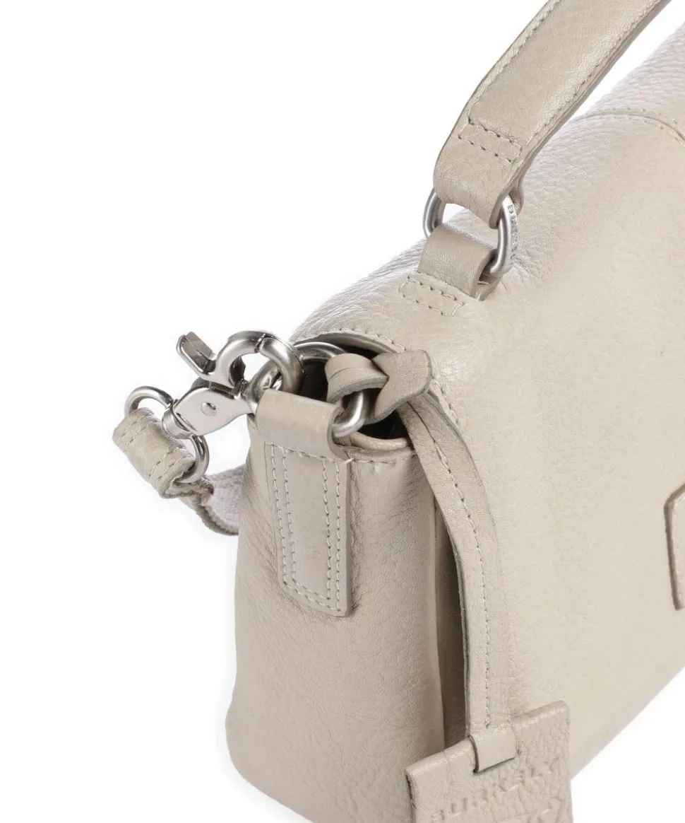 Soft Skylar Umhängetasche genarbtes Leder beige