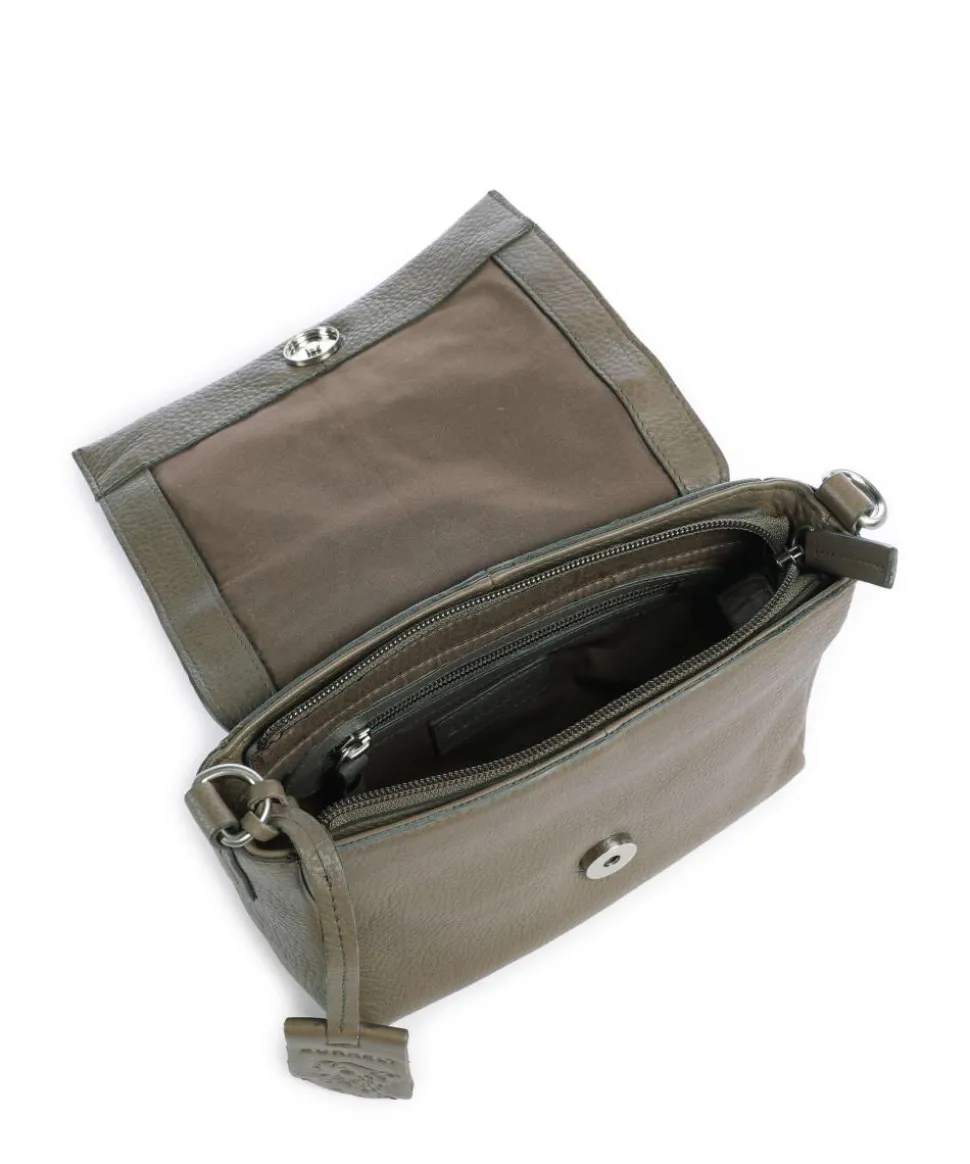 Soft Skylar Umhängetasche genarbtes Leder taupe