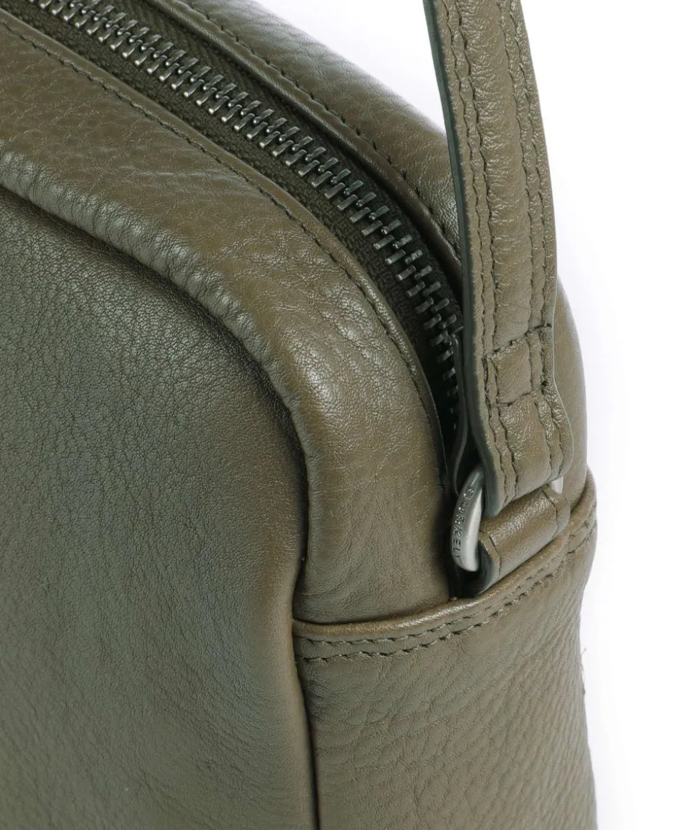 Soft Skylar Umhängetasche genarbtes Leder taupe