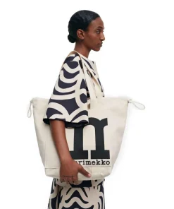 Solid Mono City Shopper Canvas natur