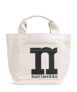 Solid Mono Mini Handtasche Canvas natur