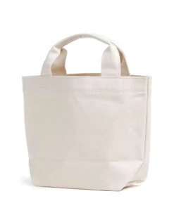 Solid Mono Mini Handtasche Canvas natur