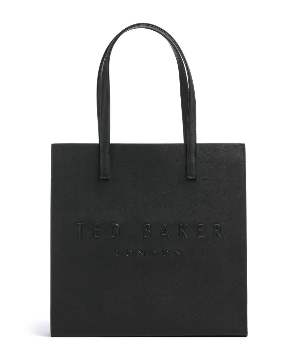 Soocon Shopper Lederimitat schwarz