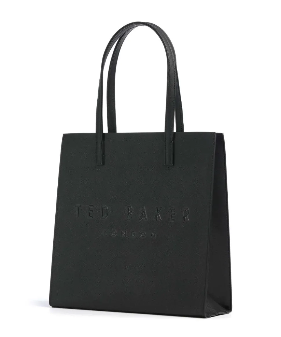 Soocon Shopper Lederimitat schwarz