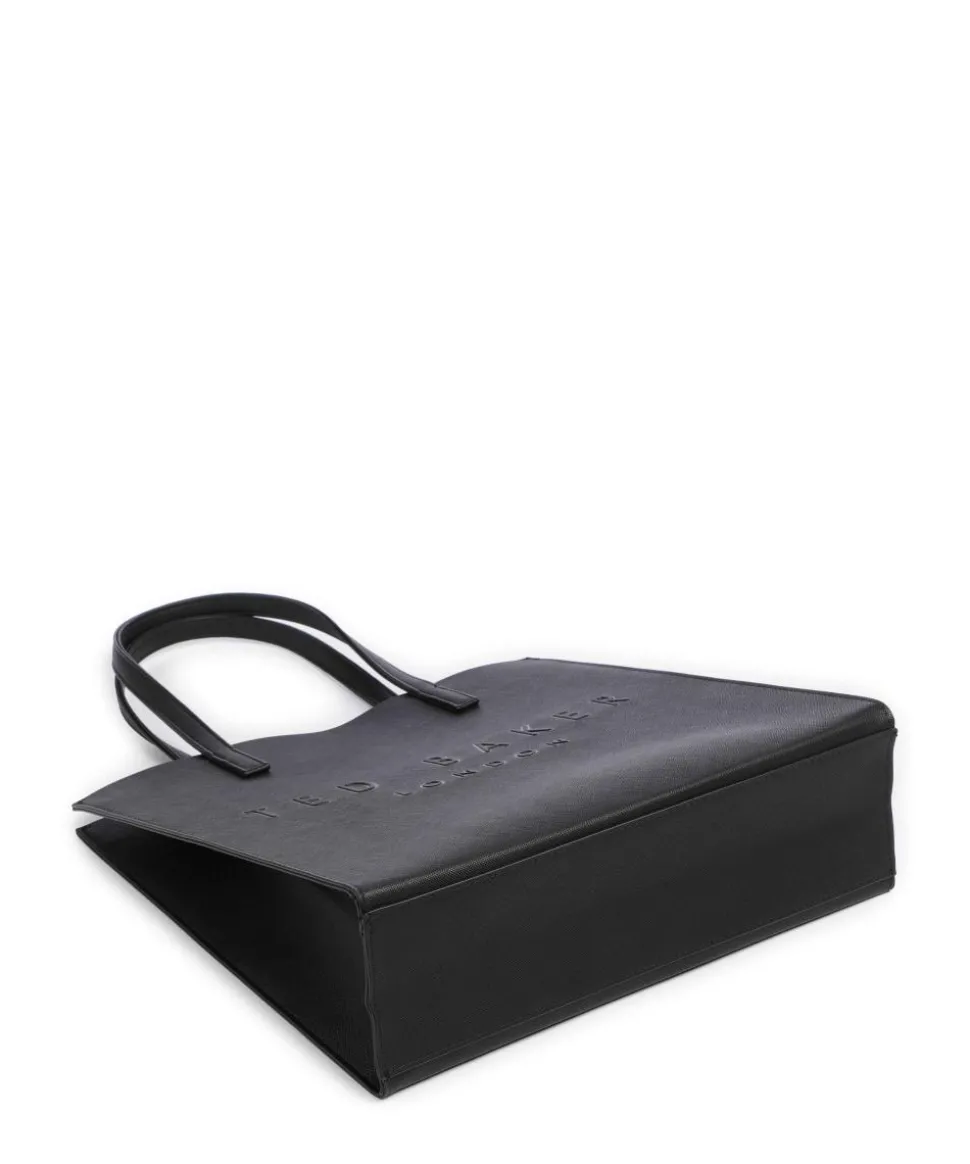 Soocon Shopper Lederimitat schwarz