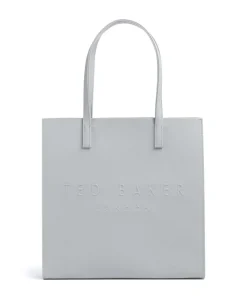 Soocon Shopper Lederimitat hellgrau