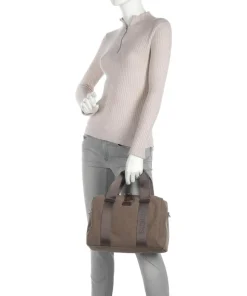 Sorrento Handtasche Canvas braun