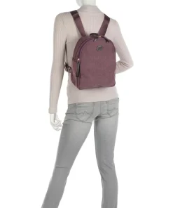 Sorrento Rucksack Canvas brombeer