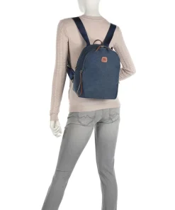 Sorrento Serena Rucksack Baumwolle, Polyester dunkelblau