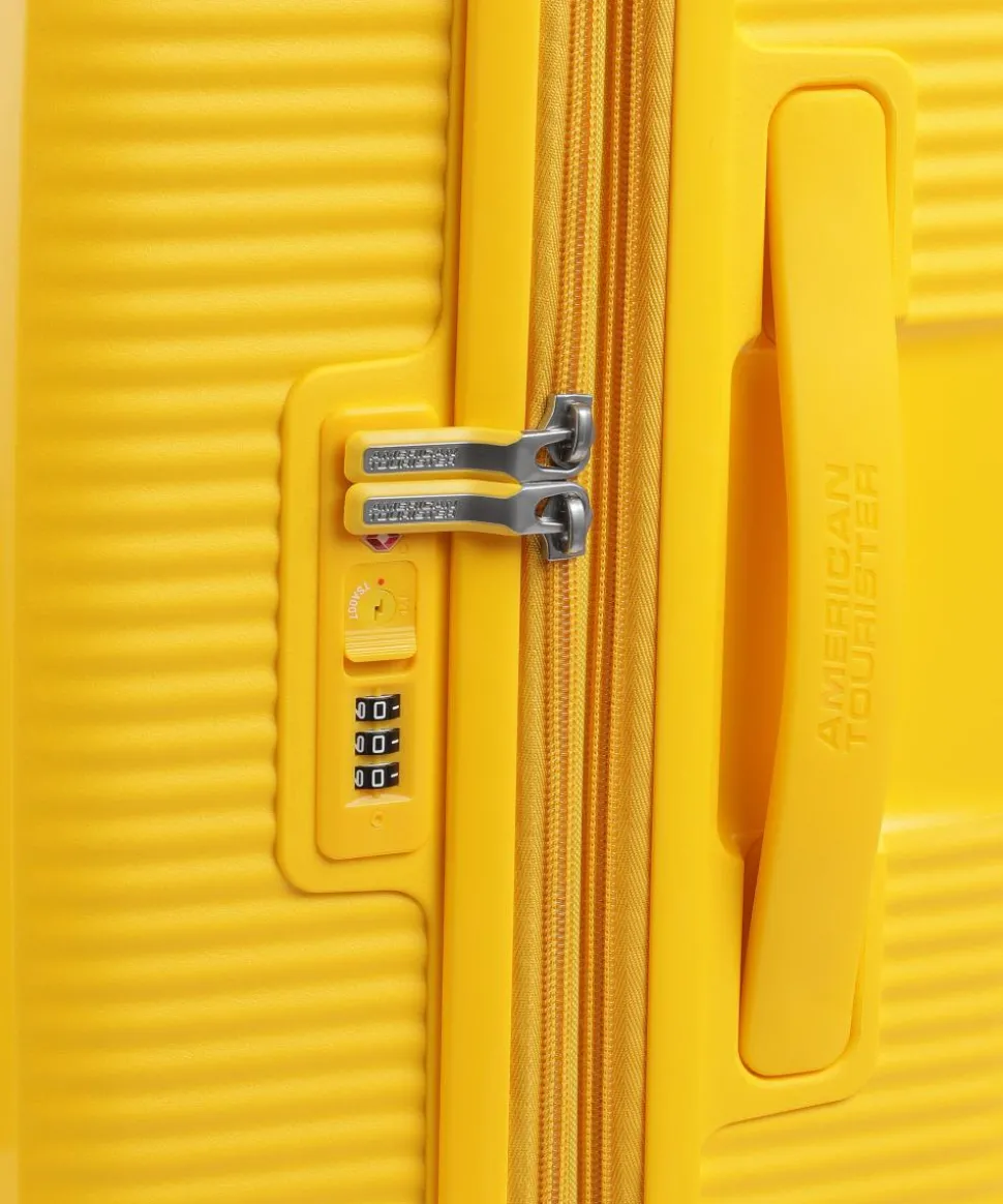 Soundbox 4-Rollen Trolley gelb 67 cm