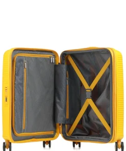 Soundbox 4-Rollen Trolley gelb 55 cm