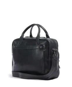 Soundcheck Synthesizer Aktentasche 15″ genarbtes Rindsleder dunkelblau