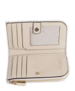 Spade Flower Devin Jacquard Kreditkartenetui Canvas natur