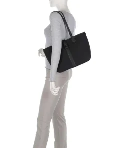 Spade Flower Jacquard Shopper Textil schwarz