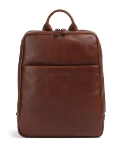 Special RFID Rucksack 16″ Rindsleder cognac