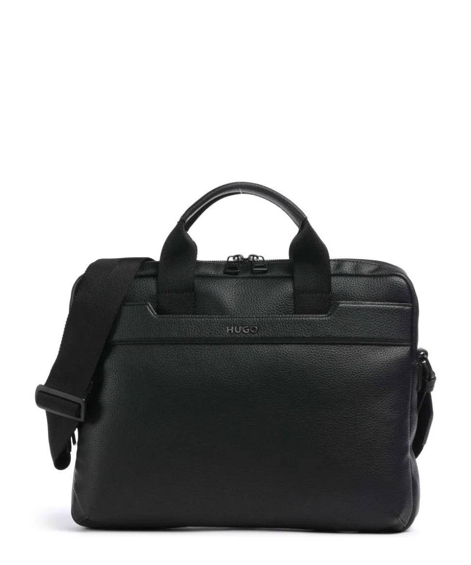 Speedyork Aktentasche 14″ Lederimitat schwarz