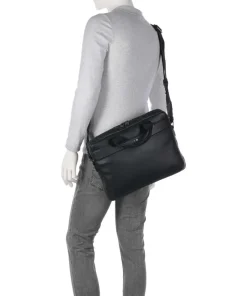 Speedyork Aktentasche 14″ Lederimitat schwarz