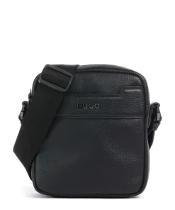 Speedyork Umhängetasche Lederimitat schwarz