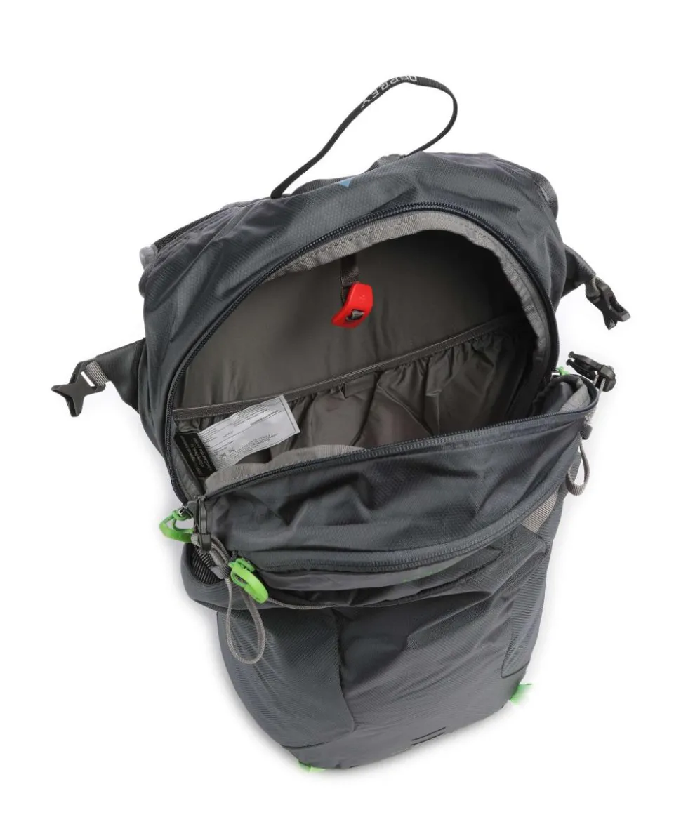Sportlite 15 Wanderrucksack recyceltes Nylon dunkelgrau