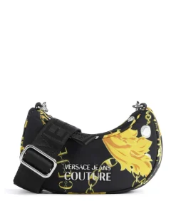 Sporty Logo Umhängetasche Polyester schwarz