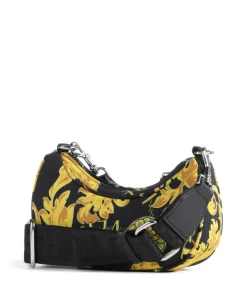 Sporty Logo Umhängetasche Polyester schwarz