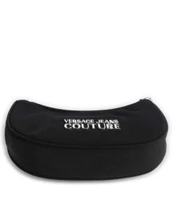 Sporty Logo Umhängetasche Polyester schwarz