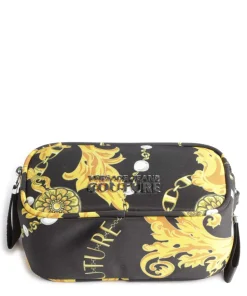 Sporty Logo Umhängetasche recyceltes Nylon schwarz