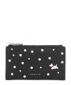 Spotty Radley Geldbörse genarbtes Leder schwarz