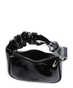 Squeeze Handtasche Lederimitat schwarz