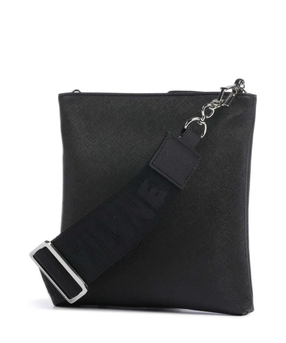 Squire Square Saffiano Umhängetasche Lederimitat schwarz