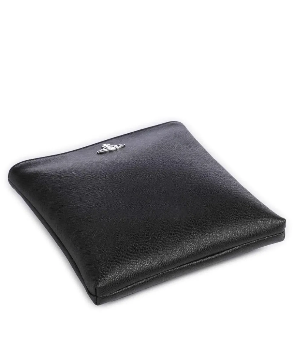 Squire Square Saffiano Umhängetasche Lederimitat schwarz