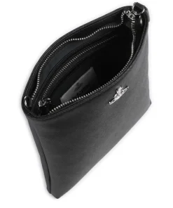 Squire Square Saffiano Umhängetasche Lederimitat schwarz