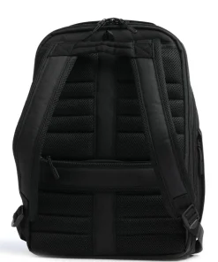 Stackd Biz Rucksack 14″ Lederimitat, recyceltes Polyester schwarz